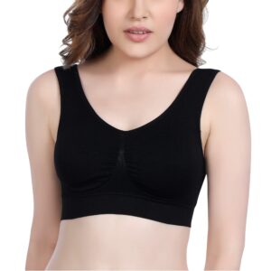 Home sports bra for women ll seamless ll stretchable ll non padded ll non wired